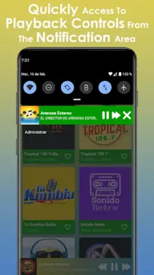 Tropical Music Radios android App screenshot 1